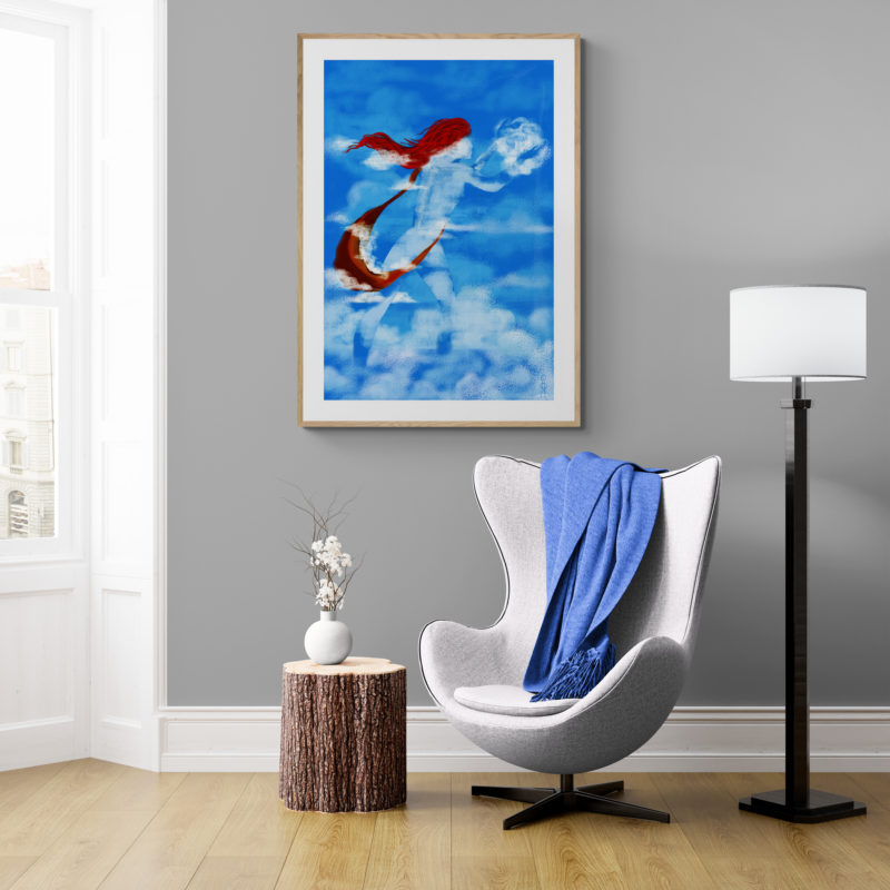 Cloud Catcher Art Print By Michael Rollo Mirfin - Image 3