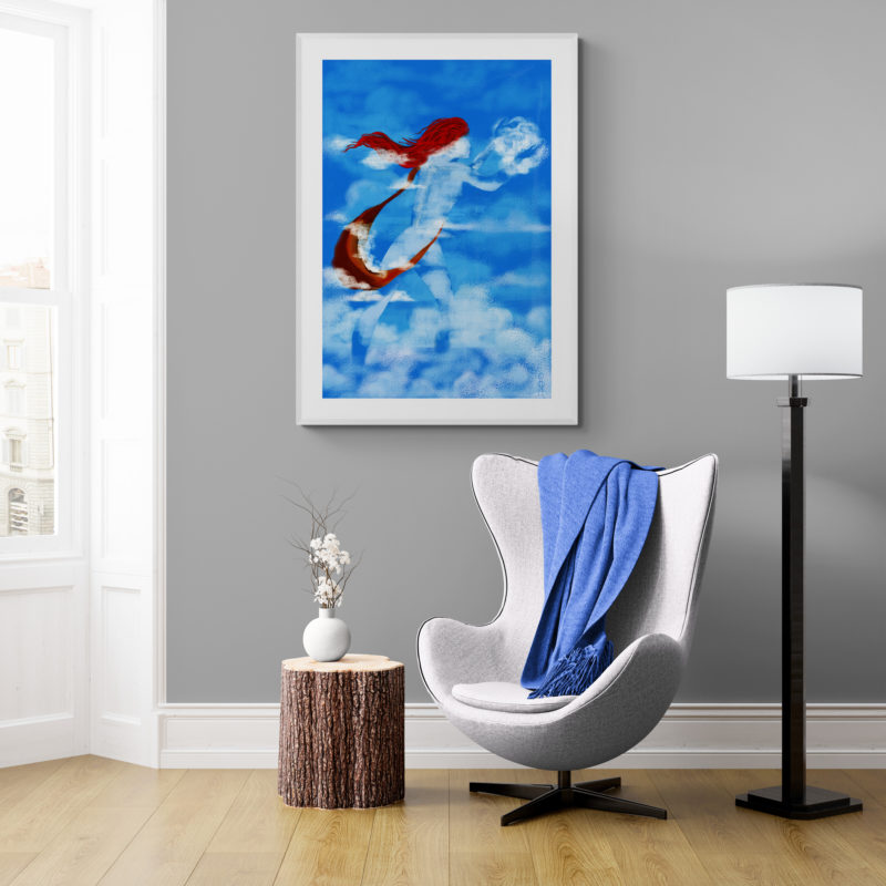 Cloud Catcher Art Print By Michael Rollo Mirfin - Image 4