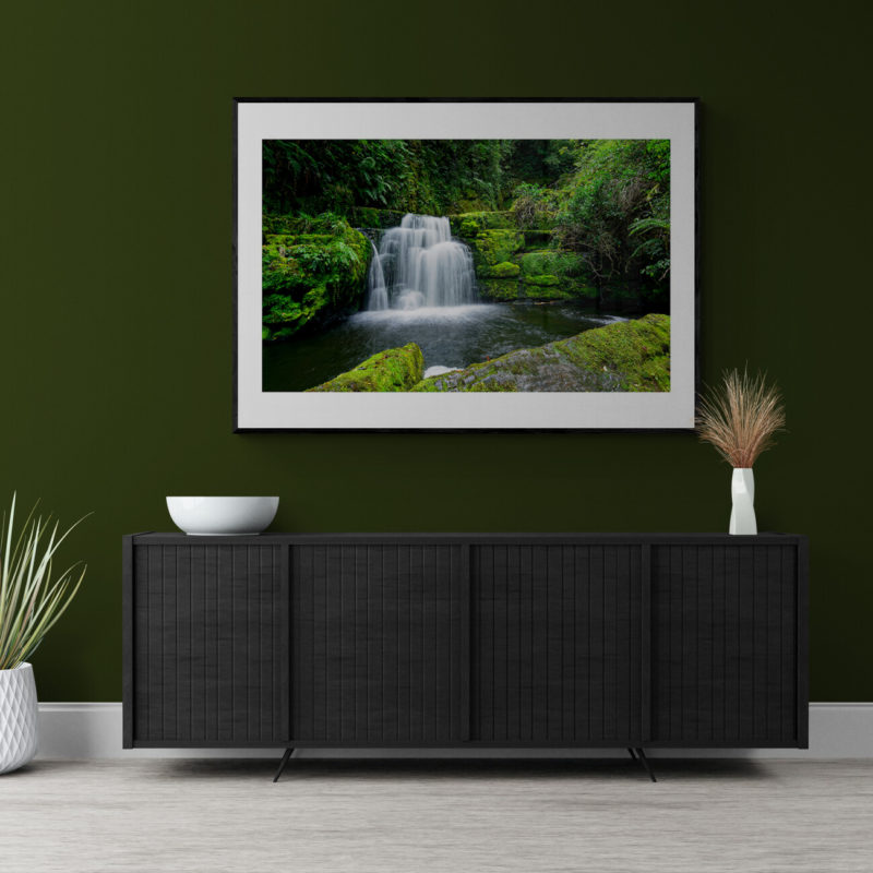 Matai Waterfalls The Catlins Art Print By Gary Webber - Image 2