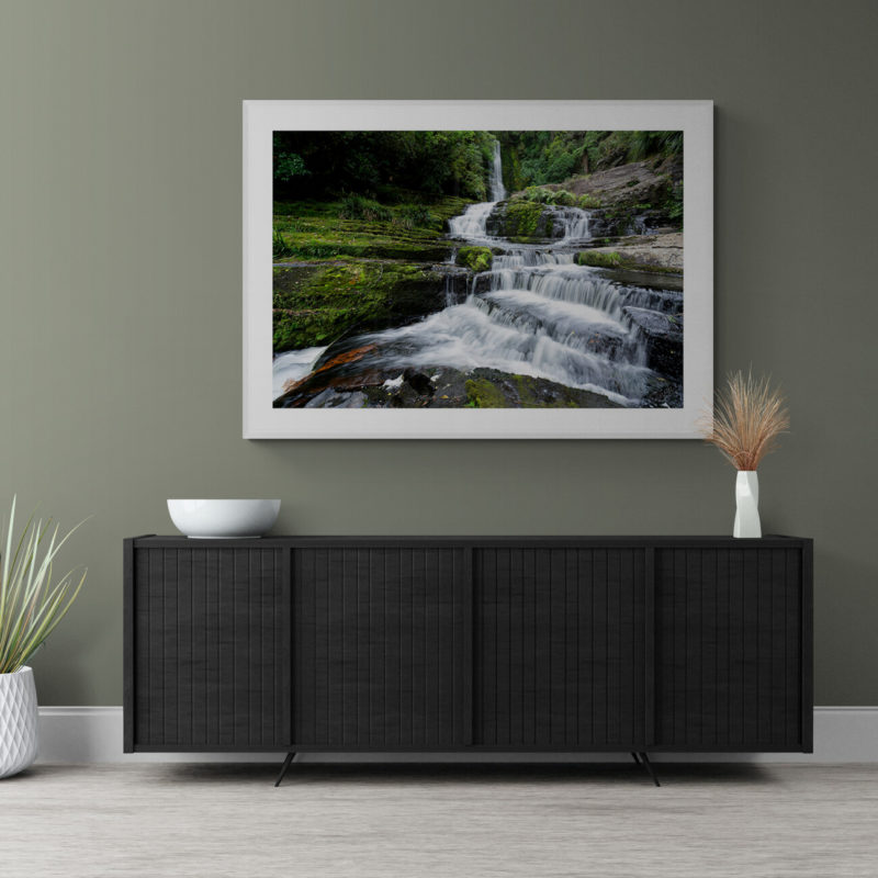 McLean Waterfalls The Catlins Art Print By Gary Webber - Image 4
