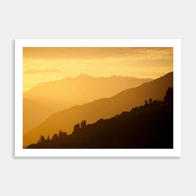 Golden Hour In Queenstown Art Print By Harry Shelswell
