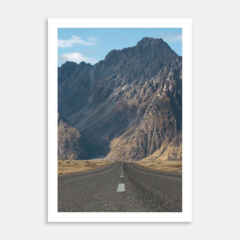 Road To Lake Tasman Art Print By Harry Shelswell