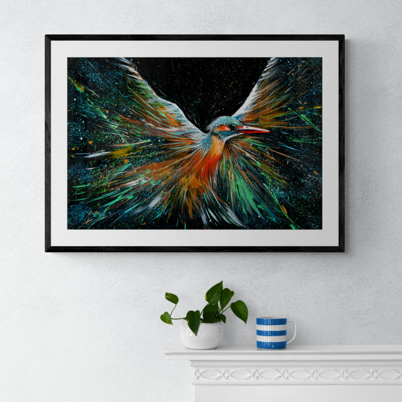 Kingfisher Alpha Art Print By Mike de Vetter - Image 2