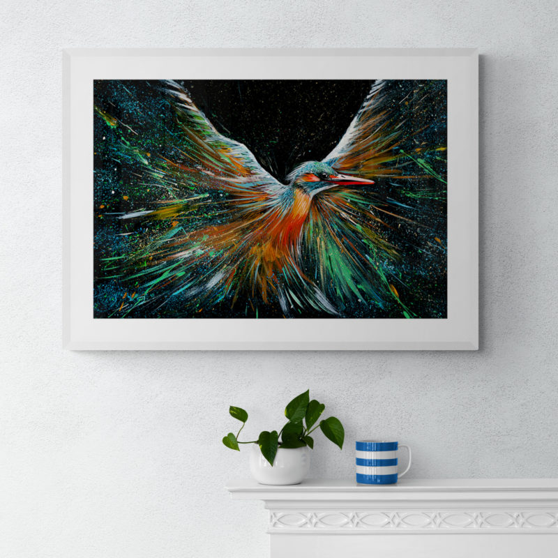 Kingfisher Alpha Art Print By Mike de Vetter - Image 4