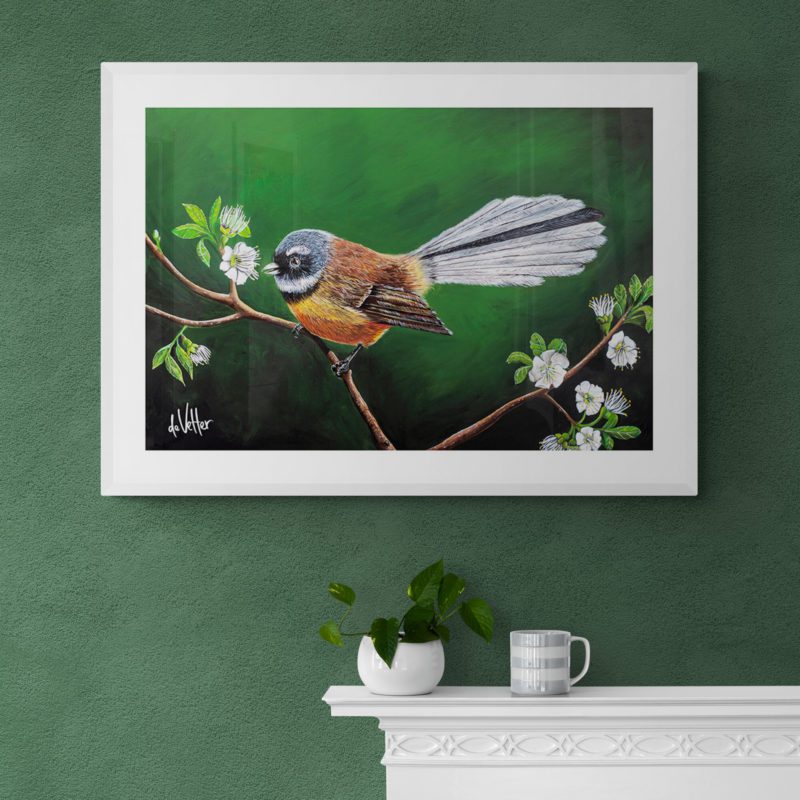 Piwakawaka Art Print By Mike de Vetter - Image 4