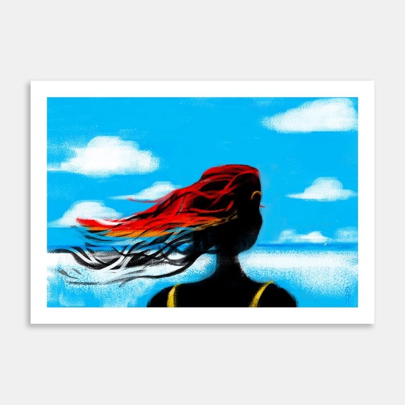 Distant Love Art Print By Michael Rollo Mirfin