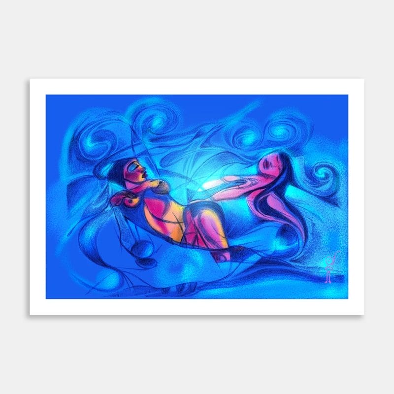 Sea Of Love Art Print By Michael Rollo Mirfin