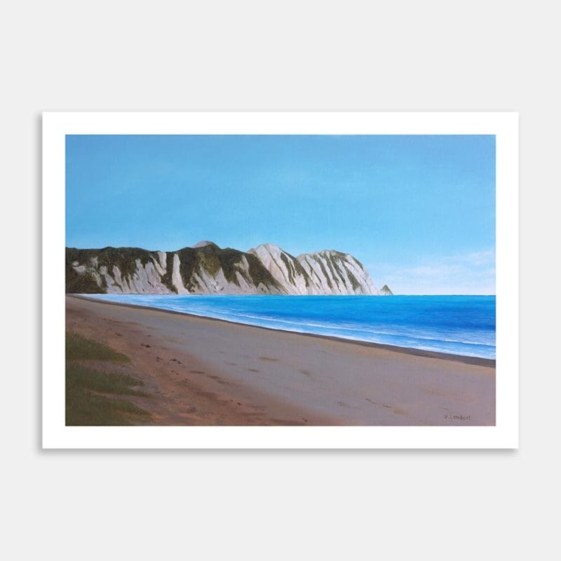 Tolaga Bay Time Art Print By Veronika Lambert