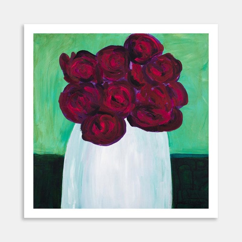 A Vibrant Bunch Art Print By Emma Prestidge