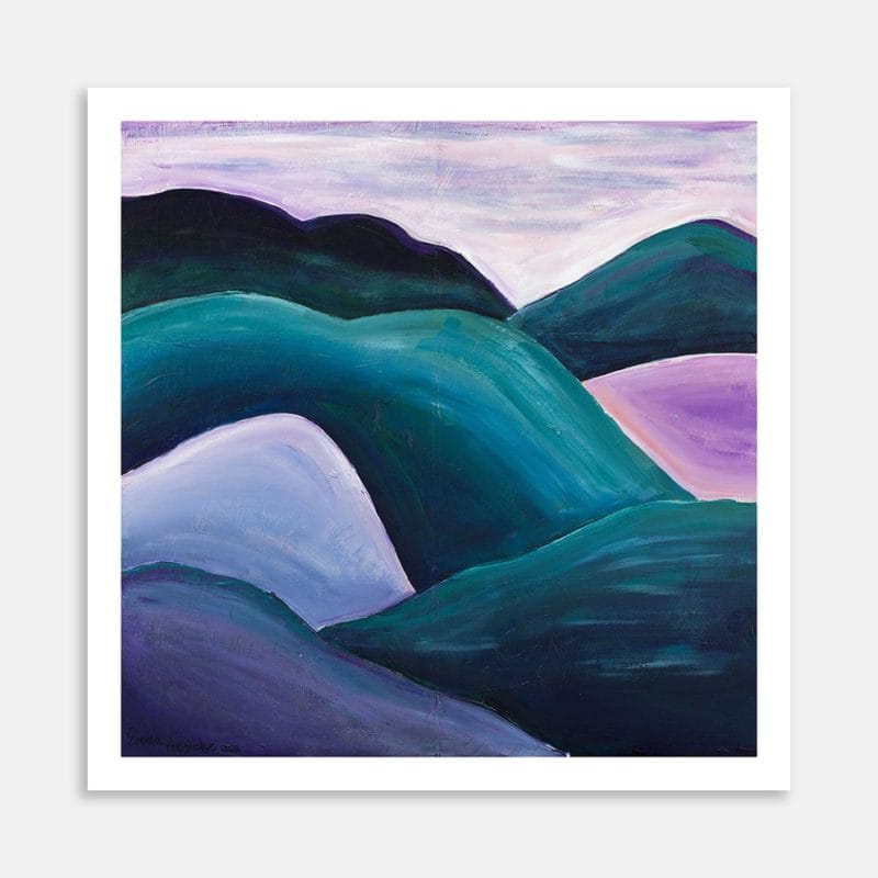 The Sky is Purple Art Print By Emma Prestidge