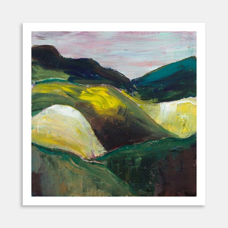 View From the Pass Art Print By Emma Prestidge