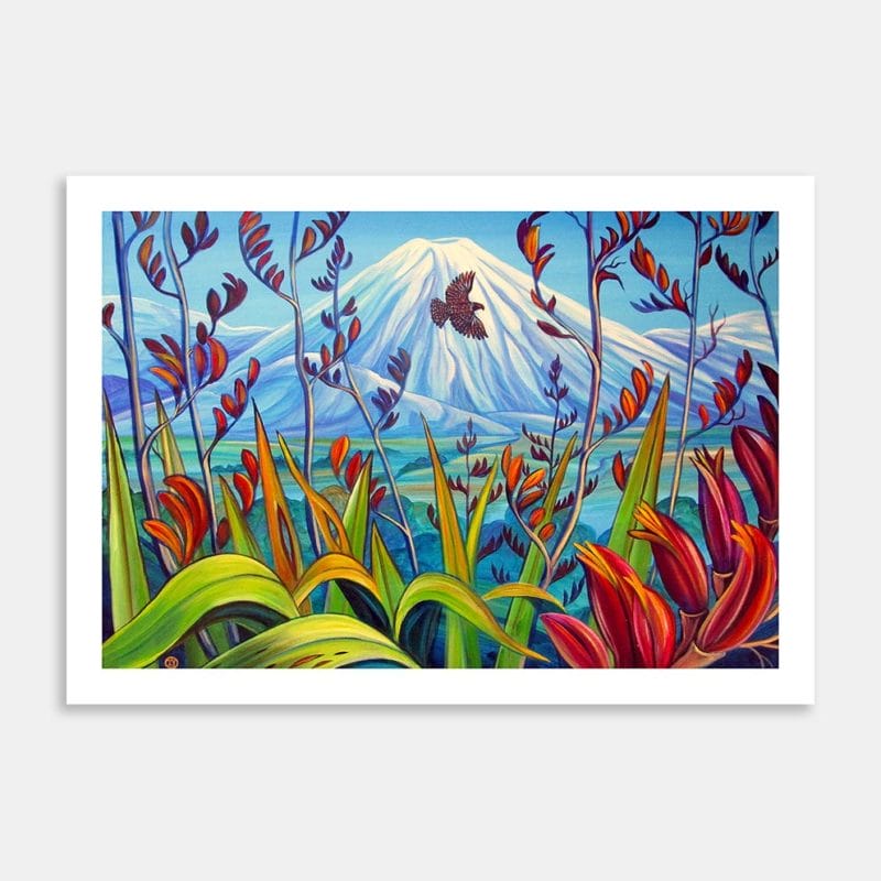 Mt Ngauruhoe Art Print By Irina Velman