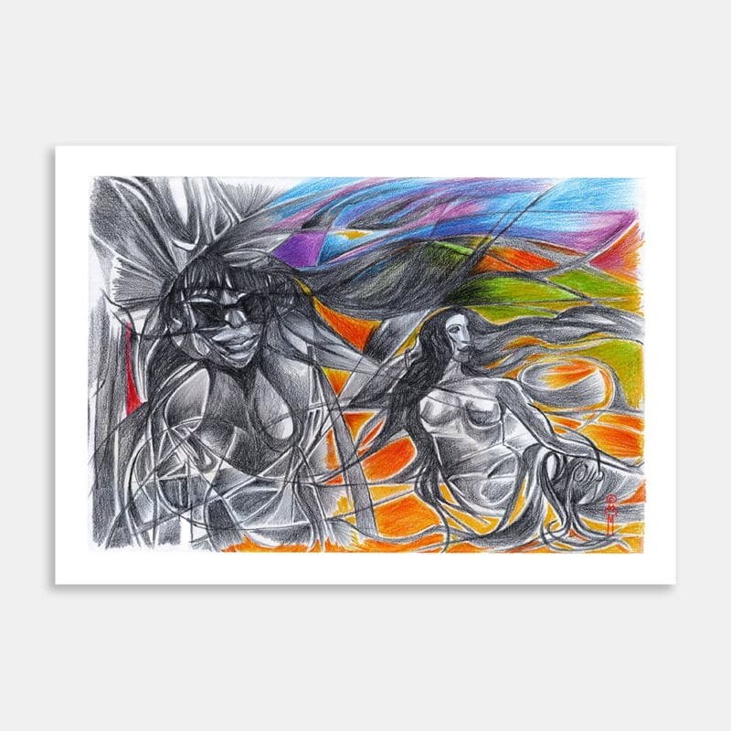 Time Together Art Print By Michael Rollo Mirfin