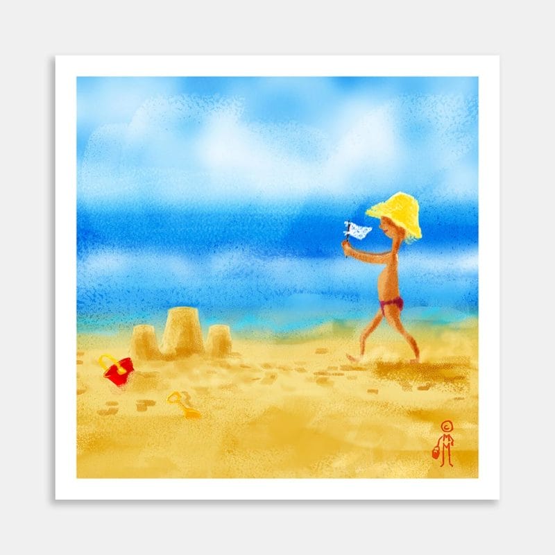 Castle By The Sea Art Print By Michael Rollo Mirfin