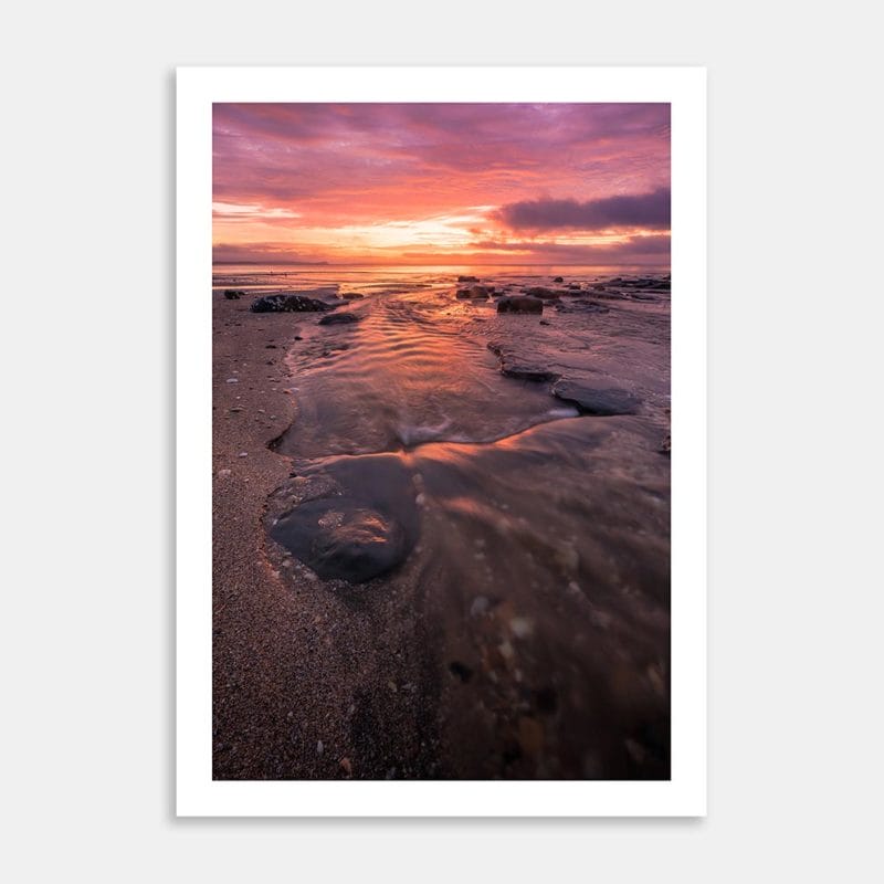 Sunrise At Long Bay Art Print By Vernon Brocas