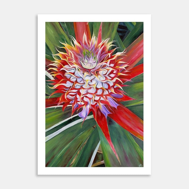 Pineapple Junior Art Print By Kim Foster