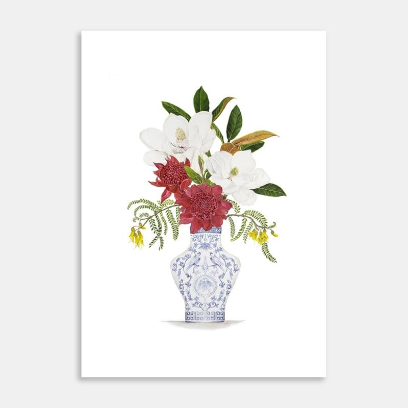 Tui Vase Art Print By Kim Foster
