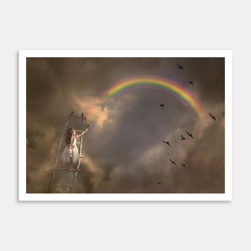 Painting Hope Art Print By Julia Rae