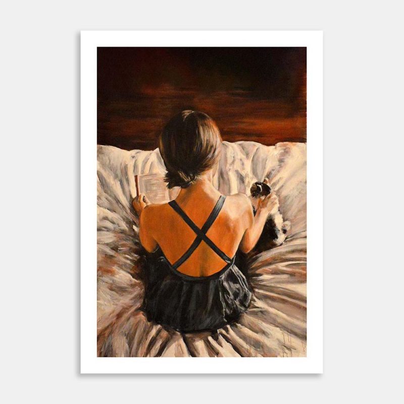Felicita Art Print By Escha van den Bogerd
