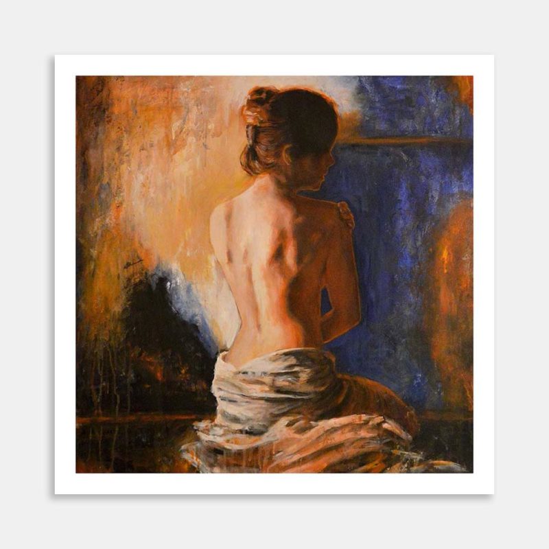 Azure Art Print By Escha van den Bogerd