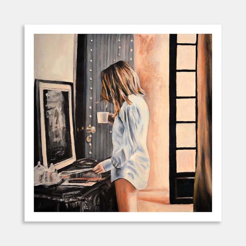 Lamatina Art Print By Escha van den Bogerd