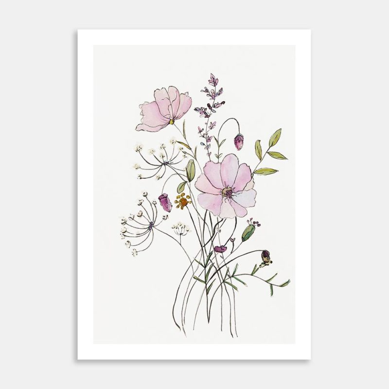 Flowers For Liv Art Print By Leanne Malcolm