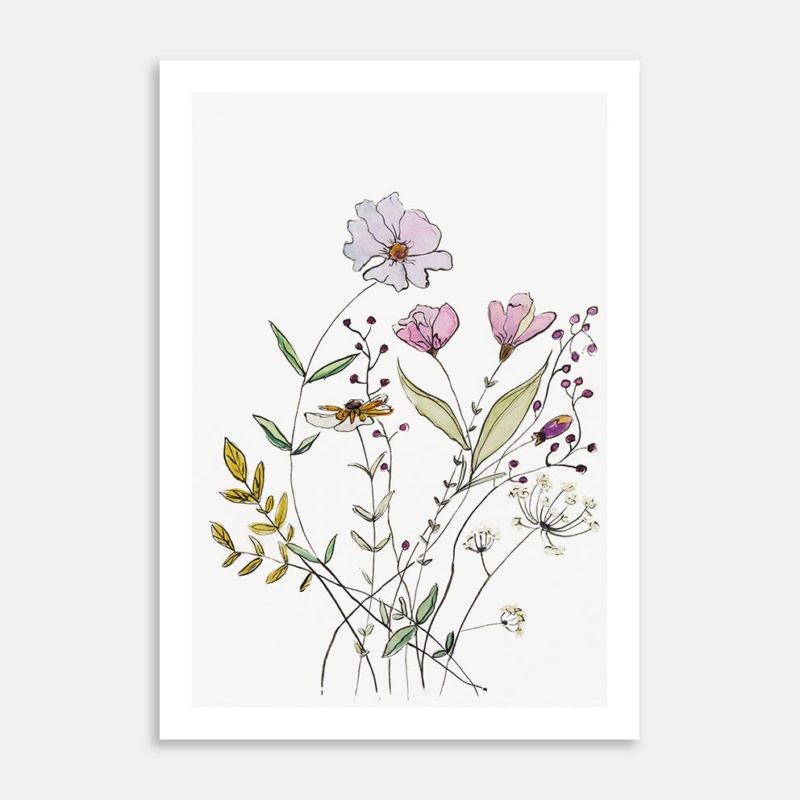 Flowers For Olly Art Print By Leanne Malcolm