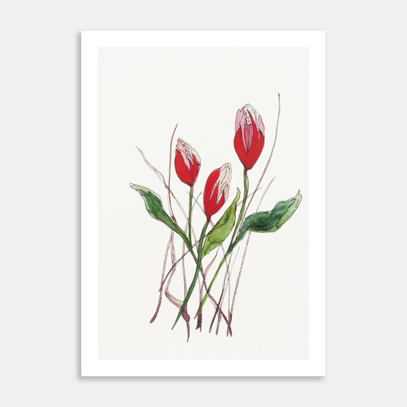 Flowers For Stephanie Art Print By Leanne Malcolm