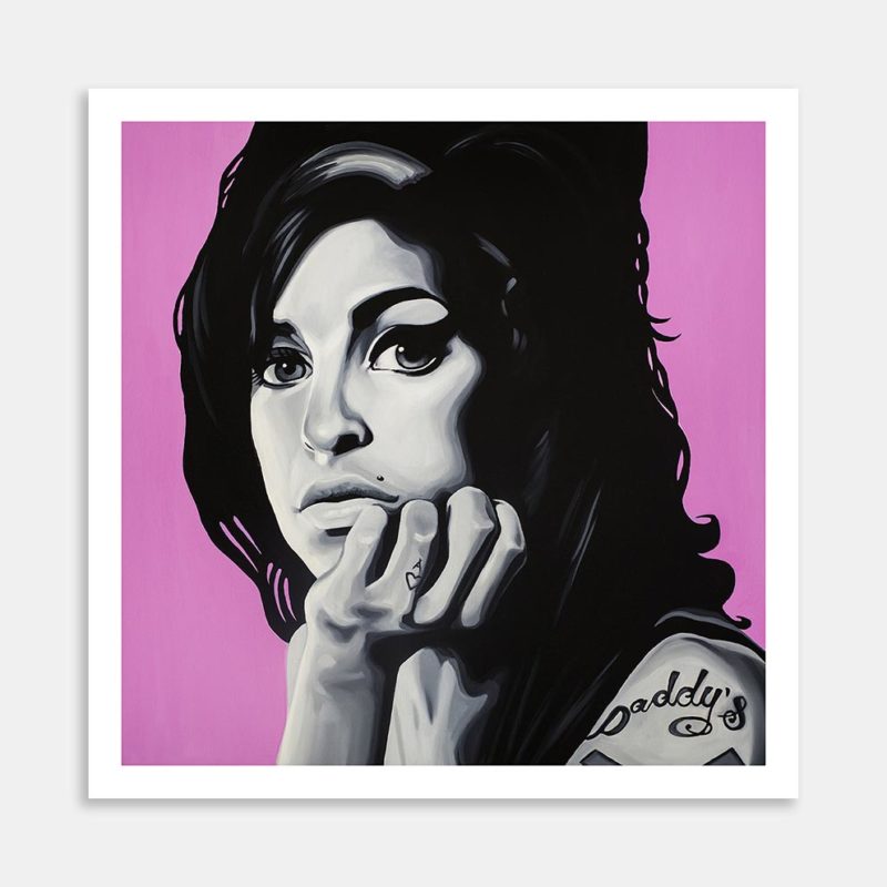 Amy Winehouse Pop Art Art Print By Philip Blease