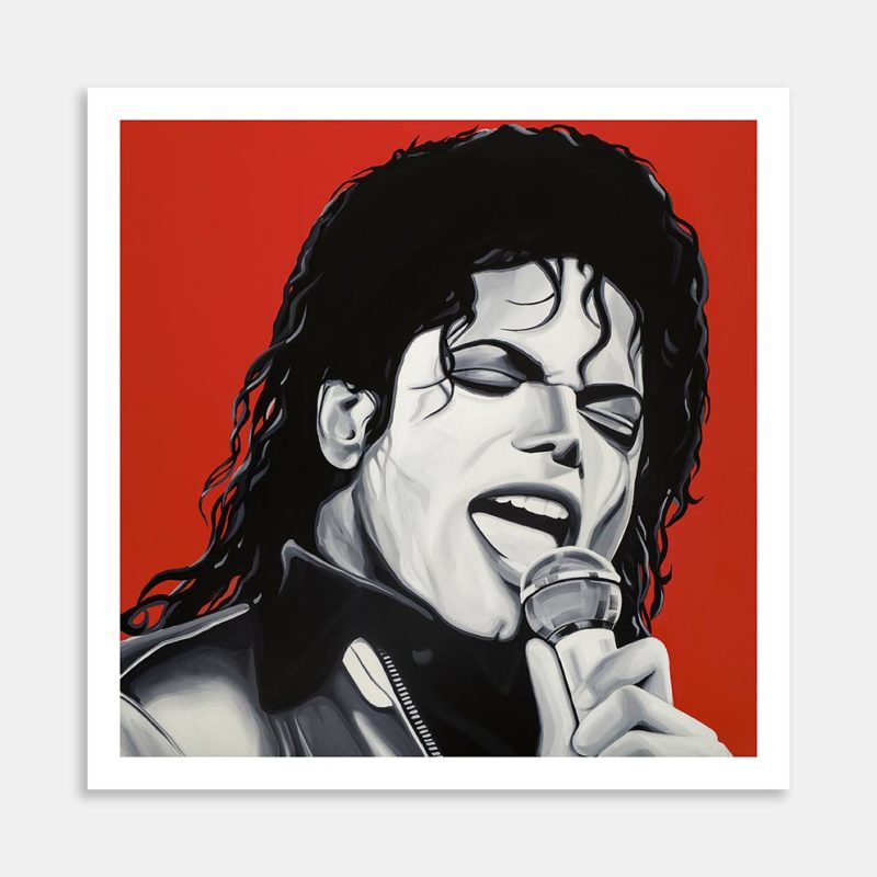 Michael Jackson Pop Art Art Print By Philip Blease
