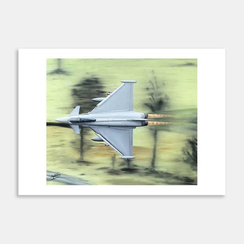 Eurofighter Typhoon Art Print By Damian Jacobs