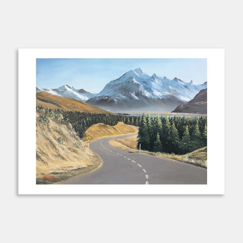 Mt Cook NZ Art Print By Damian Jacobs