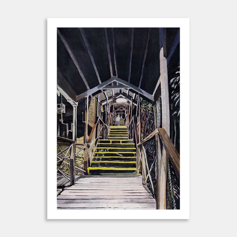 Stairs Art Print By Hoagy Scoins