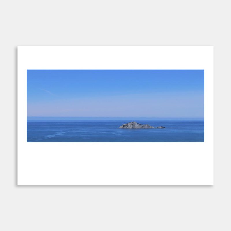 Te Moto-o-Kura Bare Island Art Print By Judy Lawn