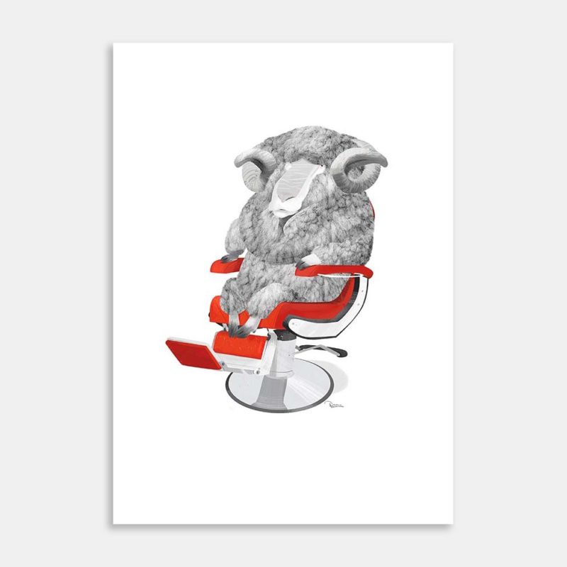 Sheep Art Print By Daron Parton
