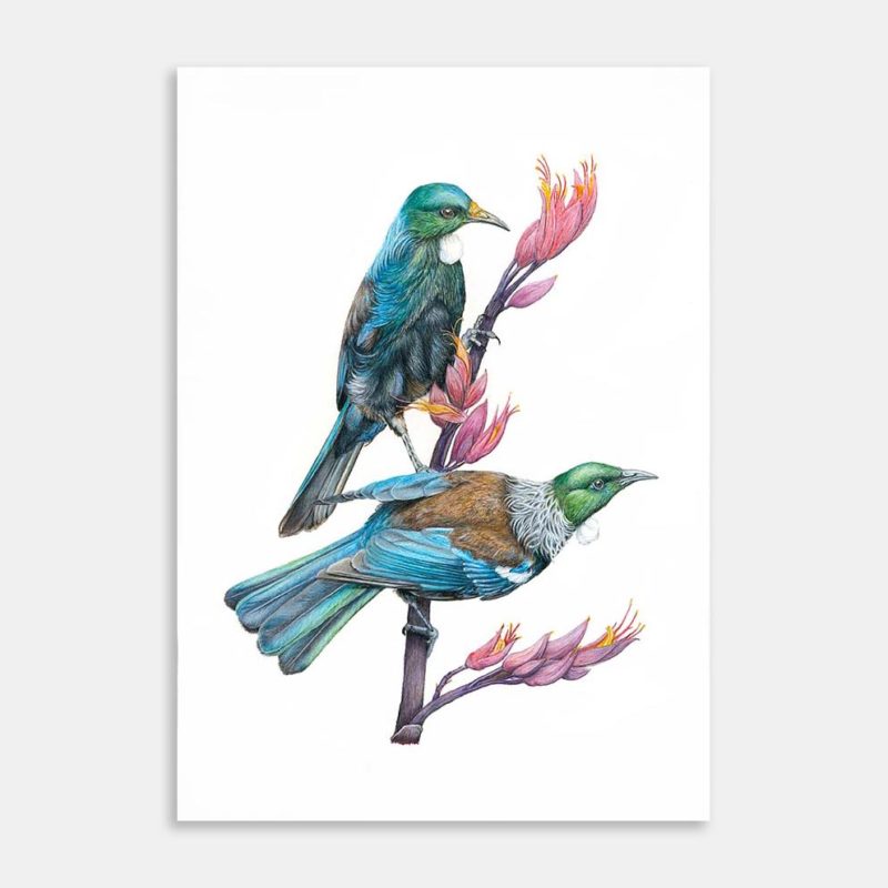 Flock Roll Art Print By Genevieve Smith