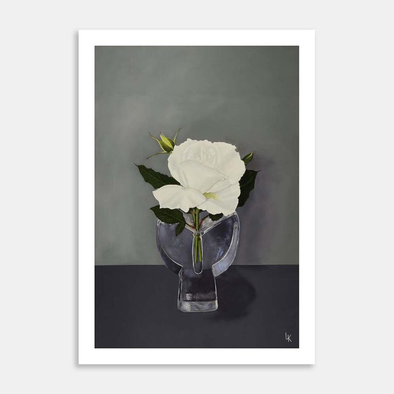 Whispers in White Art Print By Lynne Knowles
