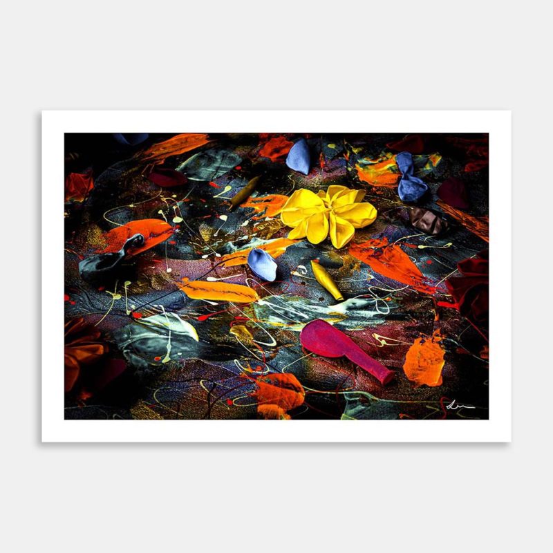 Our Burnt Summer Art Print By Lisa Watkins