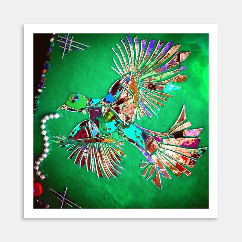 Hinterland Tui Art Print By Lisa Watkins