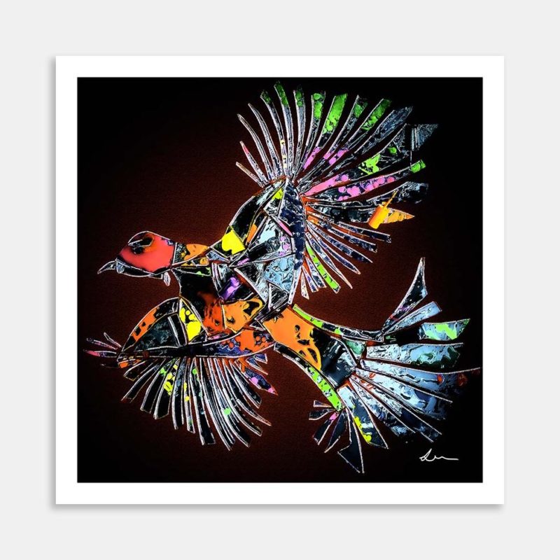 Night Flight Final Art Print By Lisa Watkins