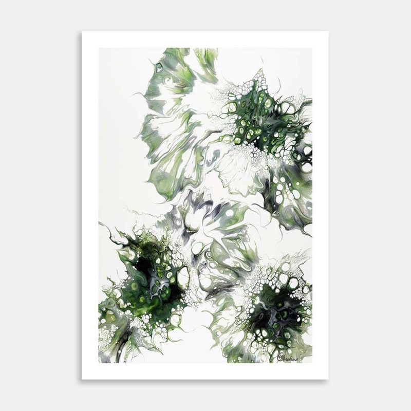 Green Bloom Limited Edition Art Print By Nancy A Crawford