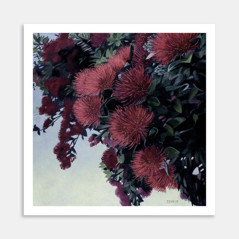 Splendid in Red Art Print By Jacqueline Welch