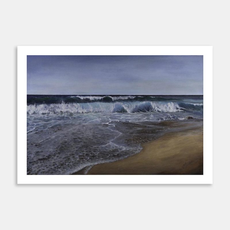 Ocean Blue Art Print By Carol Tarboton