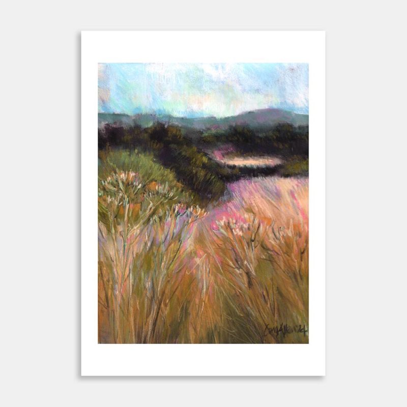 Toward Pohangina Art Print By Gill Allen
