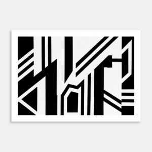 Black And White Art Print By Judy Lawn
