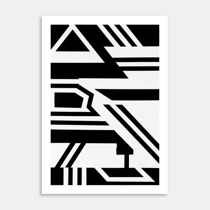 Black And White Art Print By Judy Lawn
