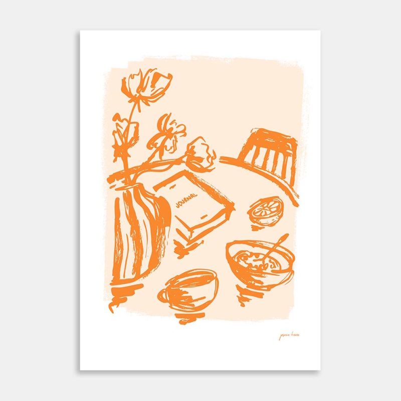 Morning Routine Art Print By Jasmine Kroeze