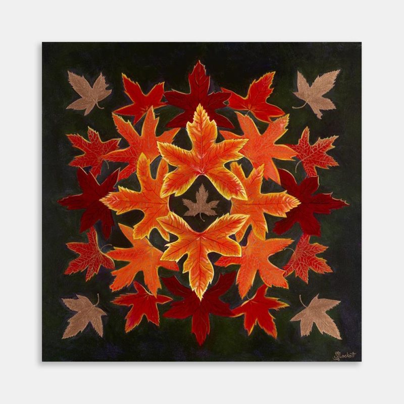 Autumn's Kaleidoscope Original Painting by Sue Lockett
