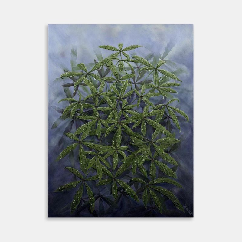 Dew Drenched Original Painting by Sue Lockett