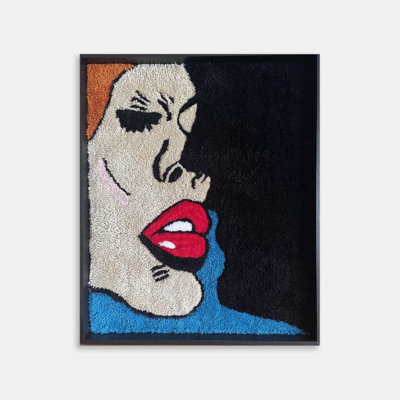 Call Me Blue (2025) Original Textile Art by Liz Smith